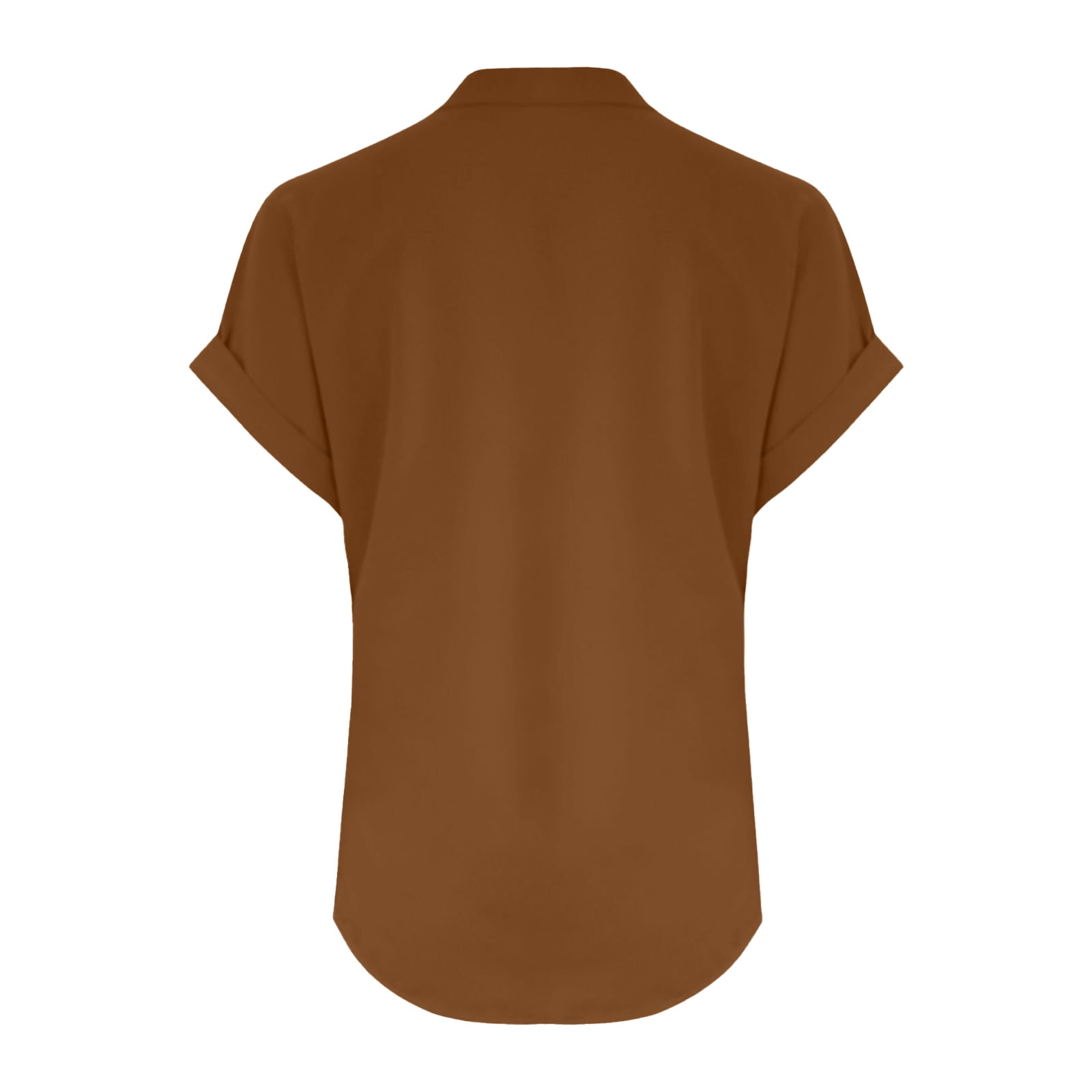 thumbnail image 5 of Camiseta sin mangas de verano holgada con cuello en V y pliegues para mujer: blusa fluida sin mangas con dobladillo curvo., 5 of 5
